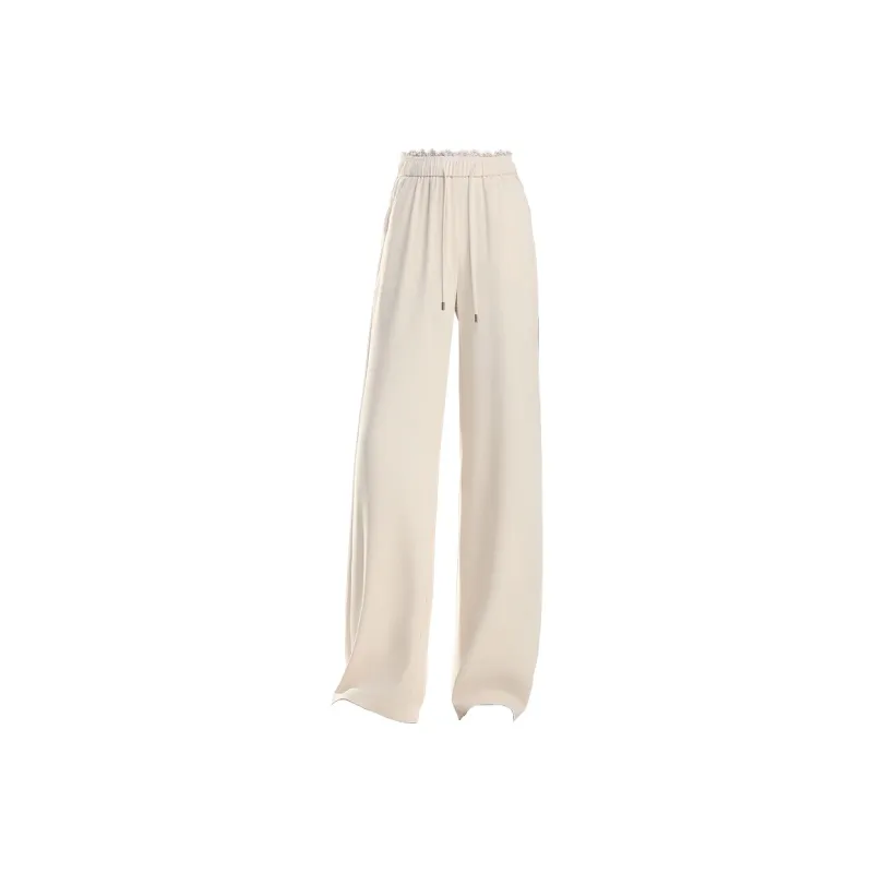 LUYOUYE Casual Pants Women's Beige-0