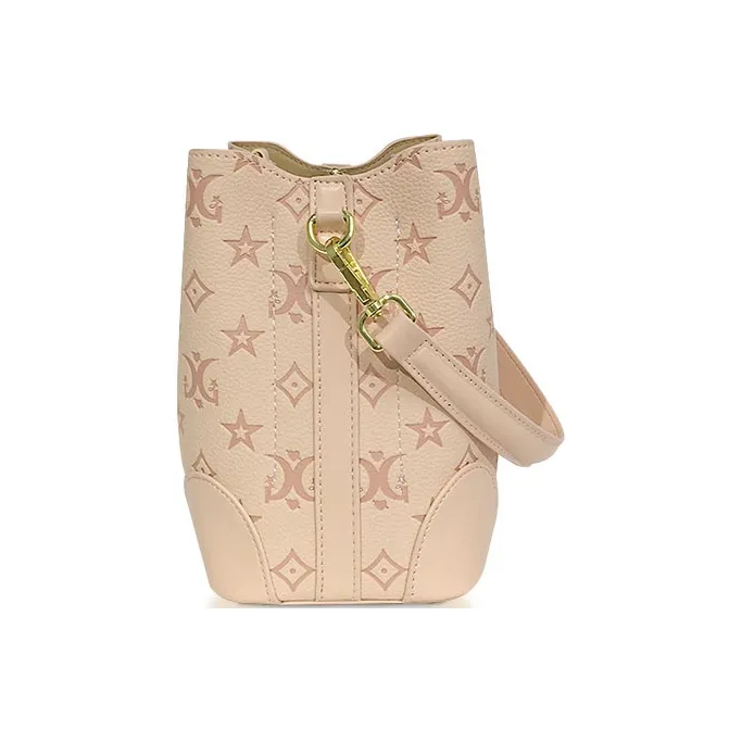 MACK JODAER Synthetic Leather Shoulder Bag, Crossbody Bag, Handbag Regular Women's Peach Blossom-5