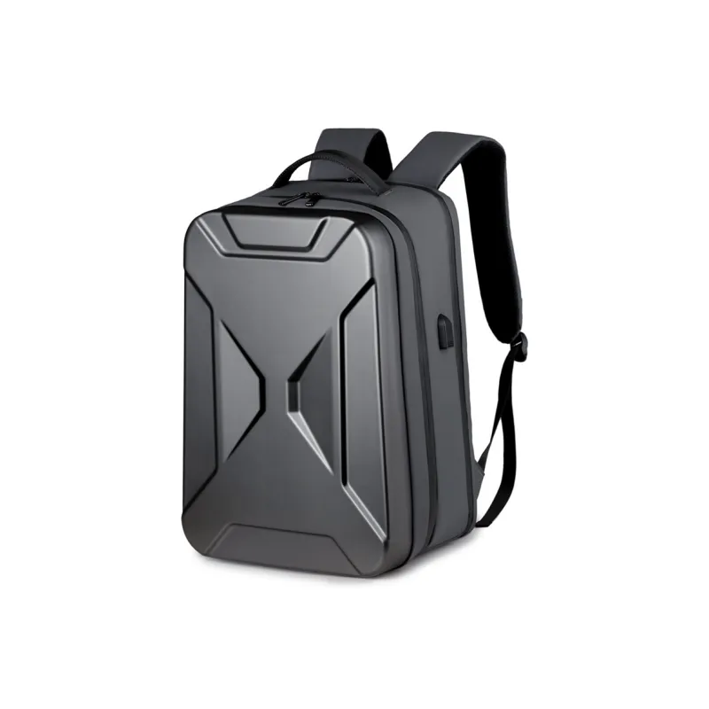 H YXIANG ABS With Leather Membrane Backpack Men's Multicolor-5