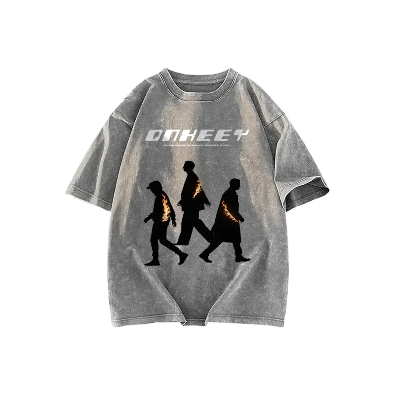 Qnxeey T-Shirts Unisex-6