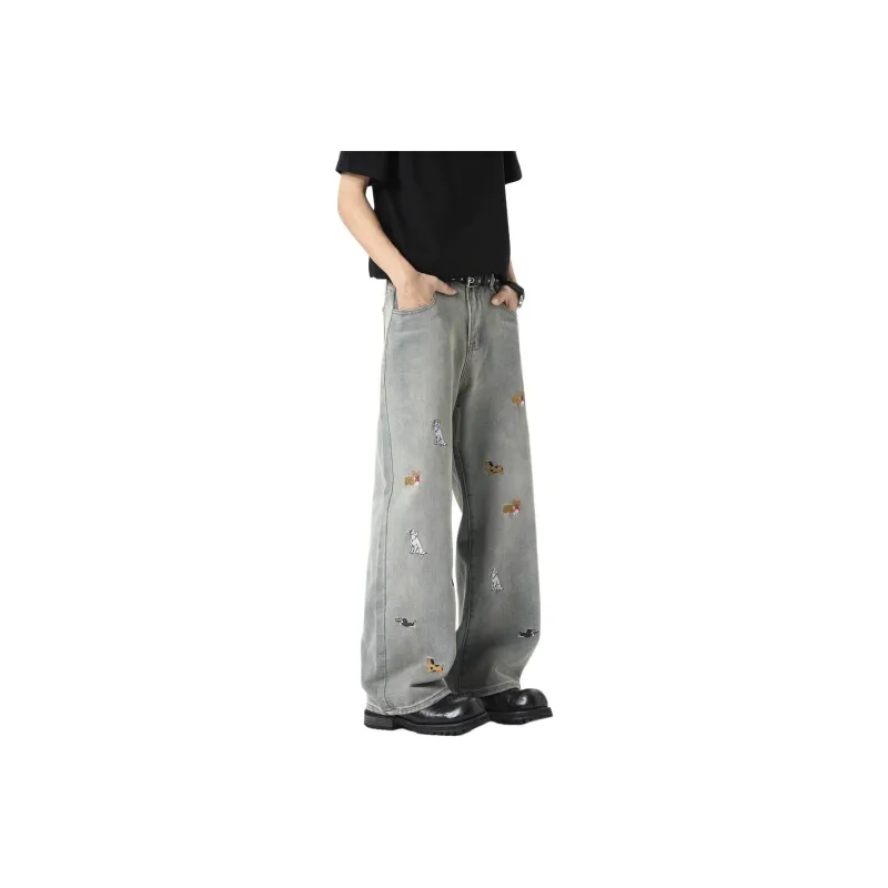 MIIOW Trend Party Series Jeans Unisex-8