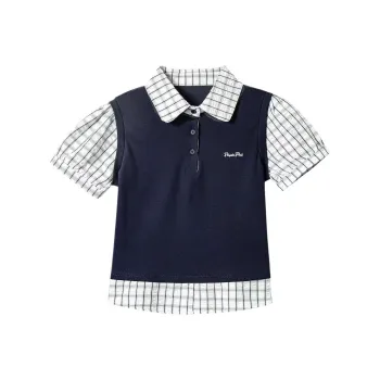 ABCMININ T Shirts Women's Navy Blue