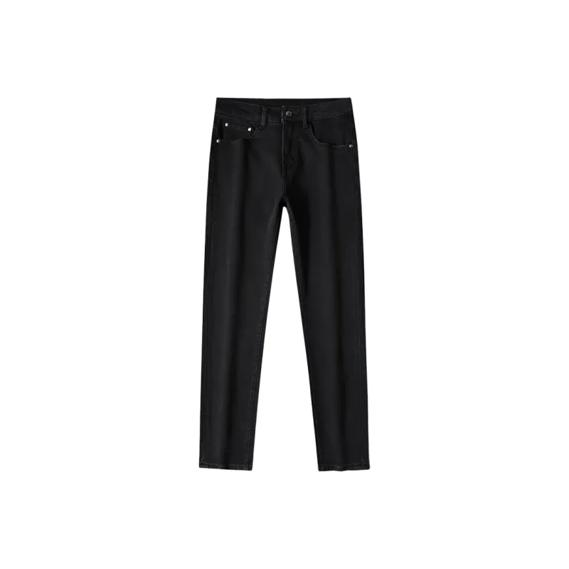 TUCANO Jeans Unisex Black Ankle Length-0
