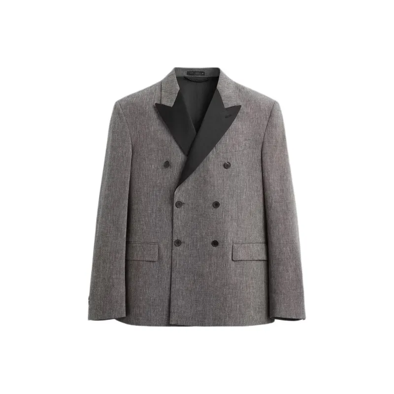 ZARA Business Suits Men Gray-0