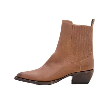 Golden Goose Debbie Beatles Short Chelsea Boots 4.5cm Women's Brown