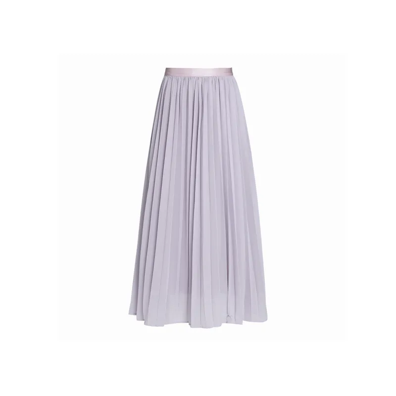 Wen Shan Casual Long Skirt Women's Purple-0