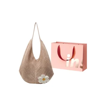WHEELY BABY+ Woven Shoulder Bag Regular Women's Ecru/Khaki/Green/Pink