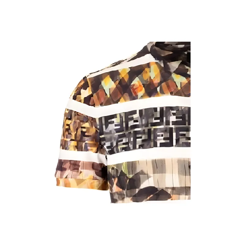 FENDI T-Shirts Men Multicolor-4