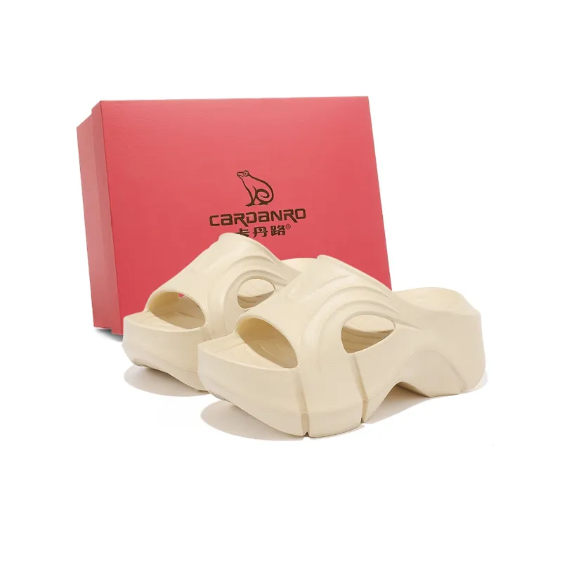 CARDANRO EVA Slip Resistant Odor Resistant Abrasion Resistant Quick Dry Slide Slippers Women's-14