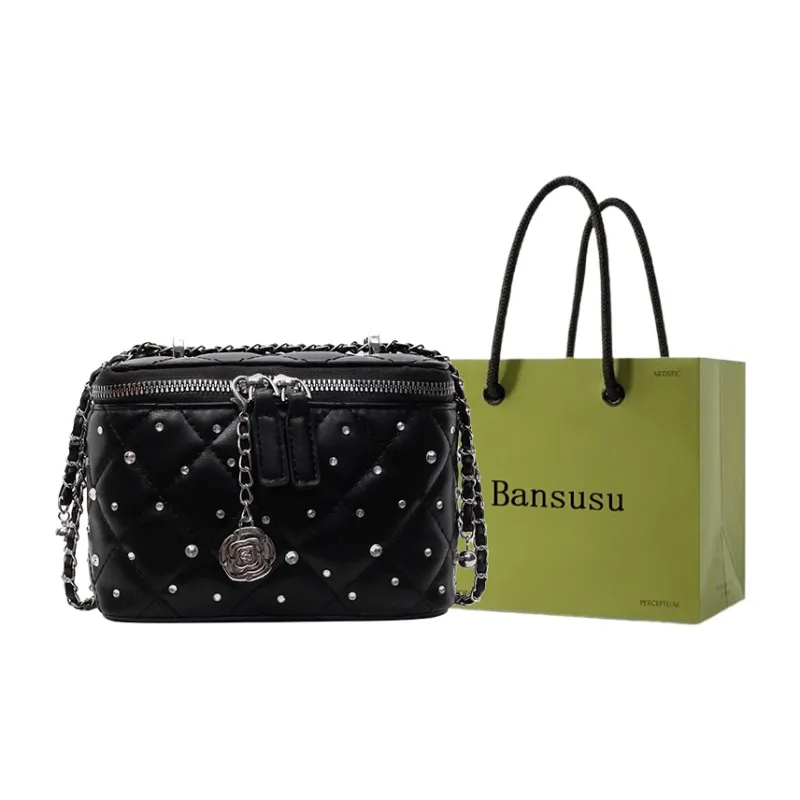 Bansusu PU Shoulder Bag Regular Women's Ecru/Black/Pink/Yellow-0