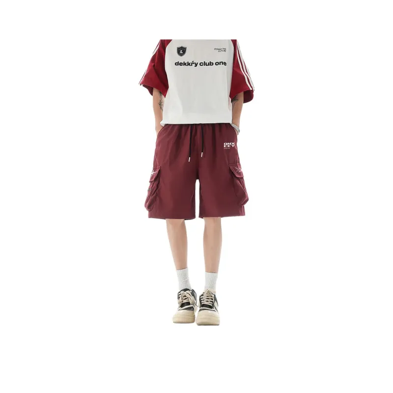 Qnxeey Cargo Shorts Unisex-6