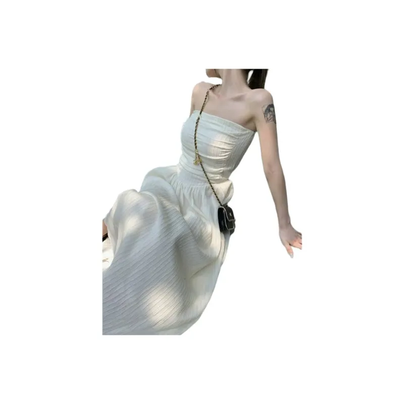 XIANSINIAO Sleeveless Dress Women's-1