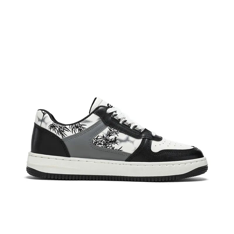 OUGLEMEN Anti Slip Wear Resistant Low Top Skateboard Shoes Men's Box-4