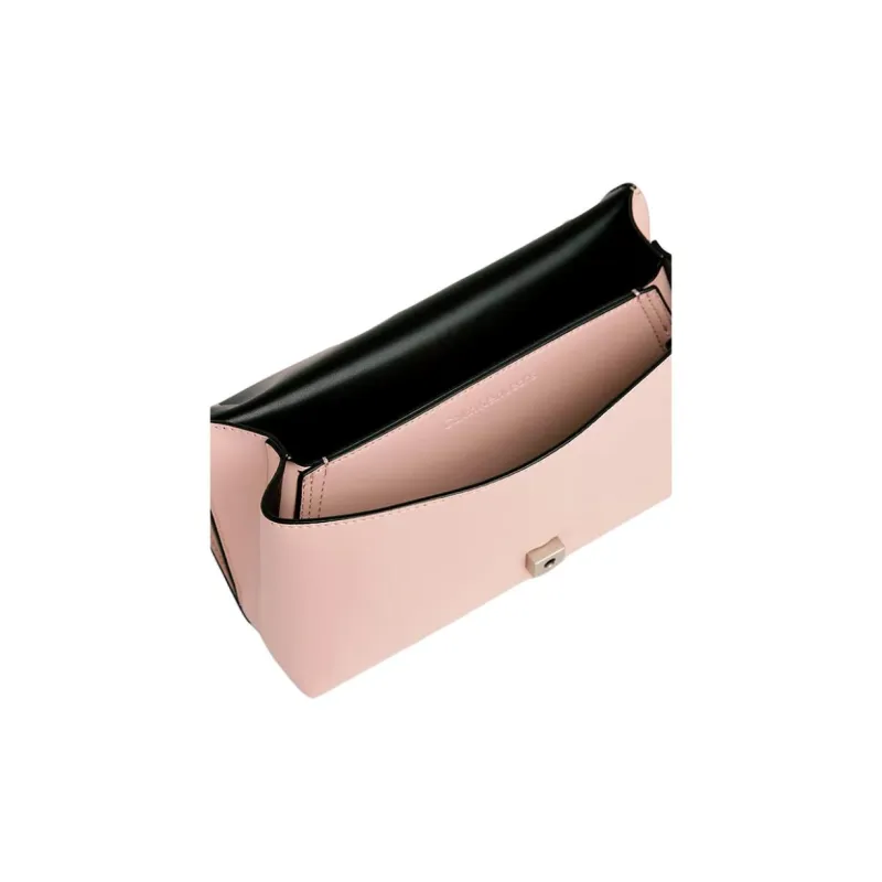 CALVIN KLEIN PU Portable Crossbody Bag, Shoulder Bag Women's Light Conch Pink-4