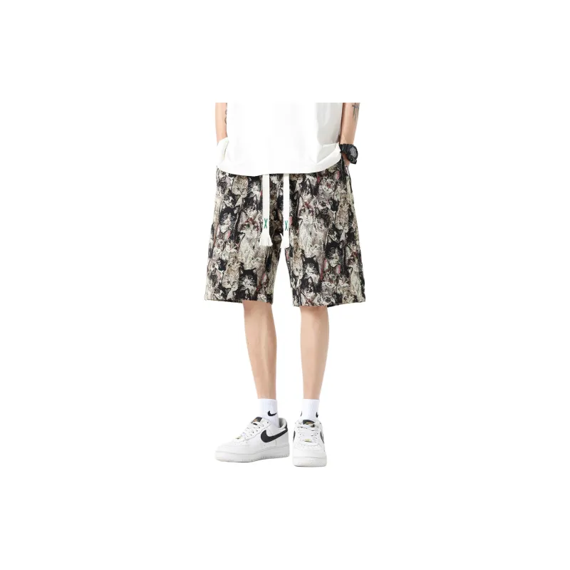 7 SEVFUN Casual Shorts Unisex Miao Star People-0