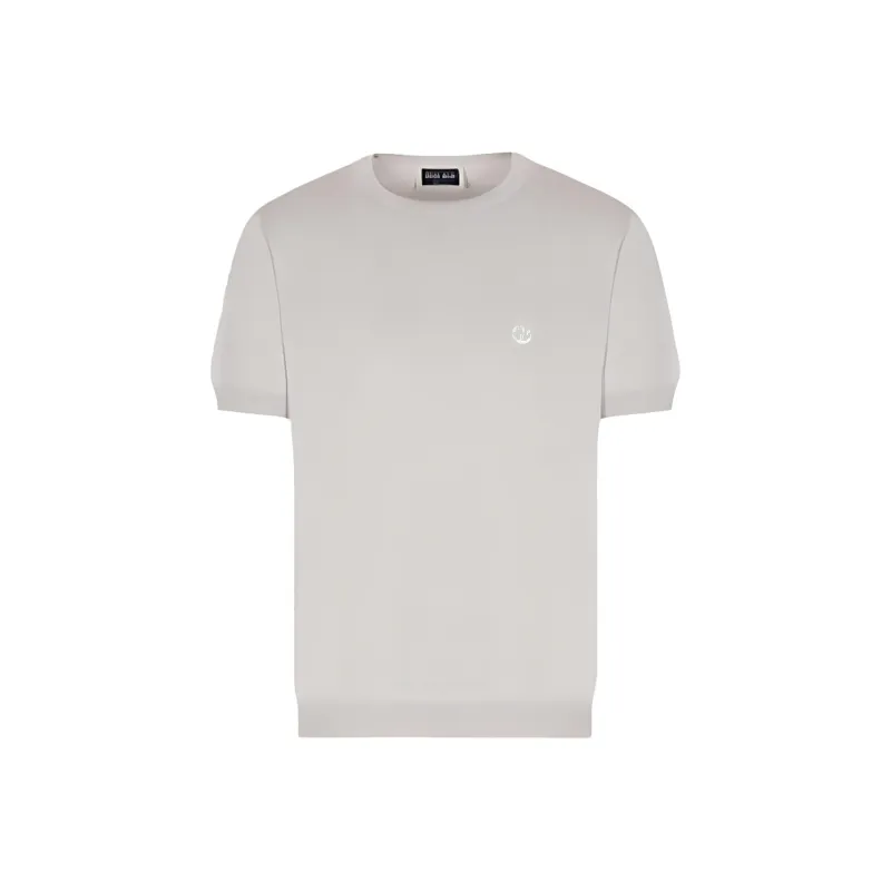 GIORGIO ARMANI Short sleeved Silk cotton Jumper-0