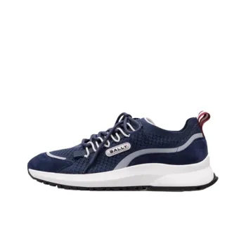 BALLY Low Top Casual Shoes Men's Blue White