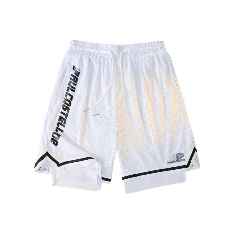 PAUL COSTELLOE Basketball Shorts Unisex-4
