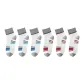 3 White Blue-3 White Red