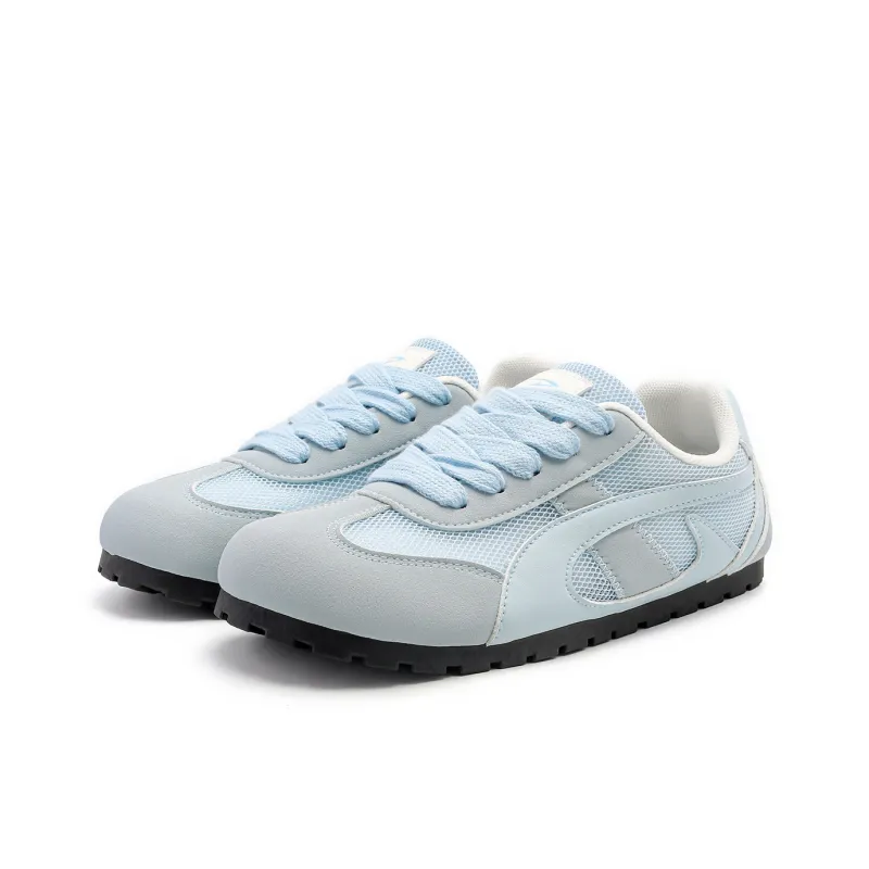 DEERWAY Height Increasing Abrasion Resistant Low Top Casual Shoes Women's Blue-1