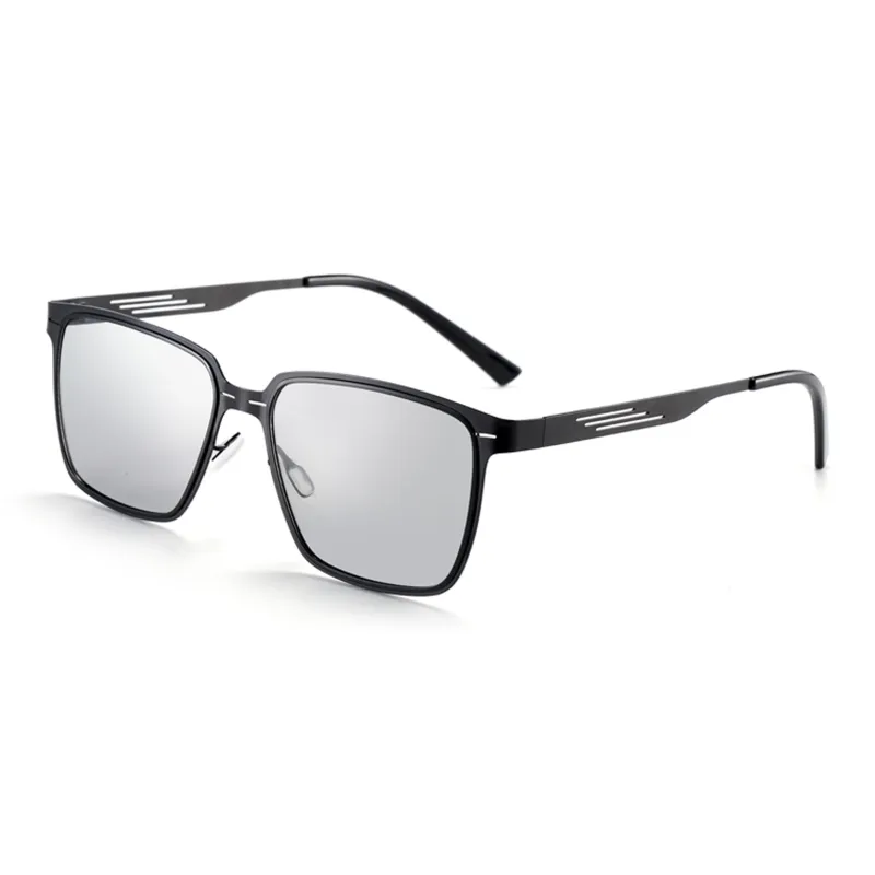 COLORE.IN Alloy Square Sunglasses Unisex-5
