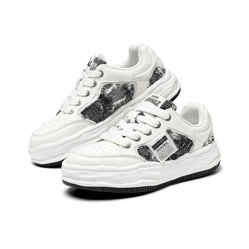 FAIRWHALE Anti Slip Wear Resistant Low Top Skateboard Shoes Men's-3