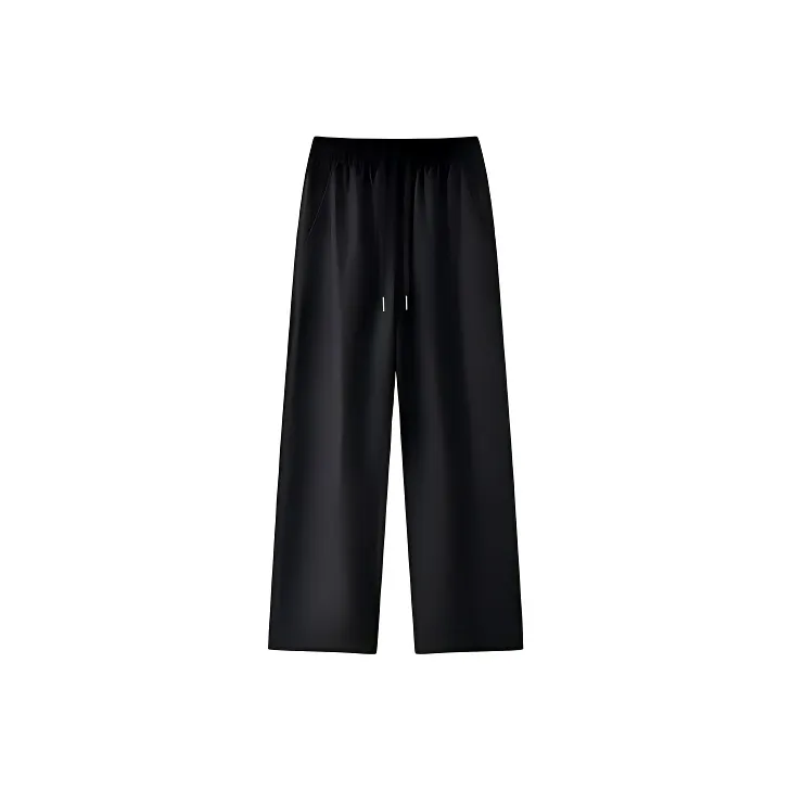 Red Bean Casual Pants Men's Black-0