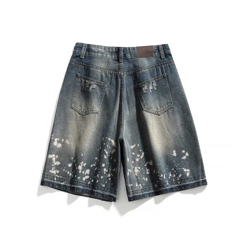 Jeep Denim Shorts Unisex Vintage Blue-1
