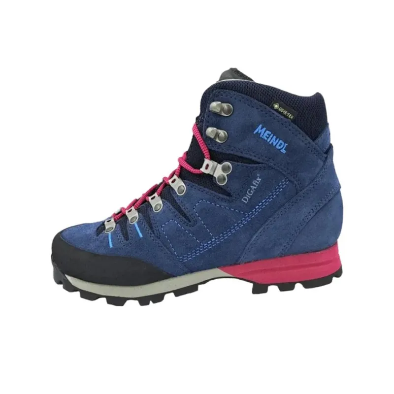 MEINDL Anti Slip Wear Resistant High Top Hiking Shoes Women's Blue-0
