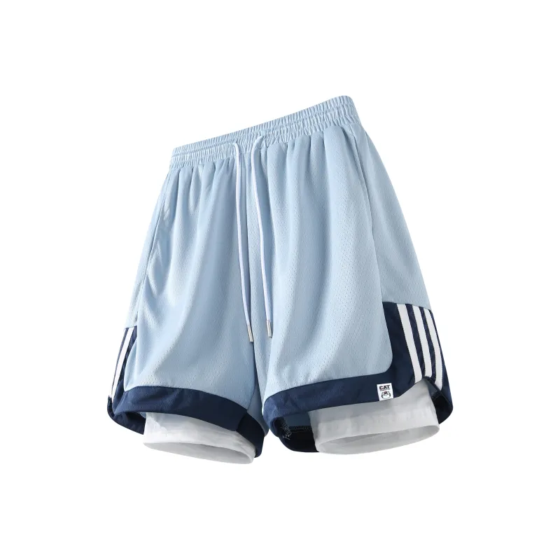 Supremo Cat Basketball Shorts Unisex-4