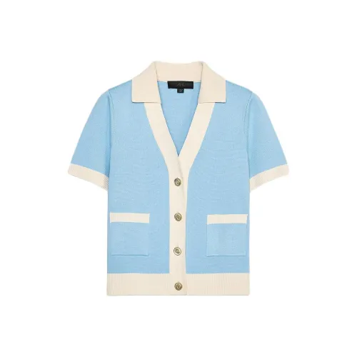 ZARA Knitwear Women's Light Blue