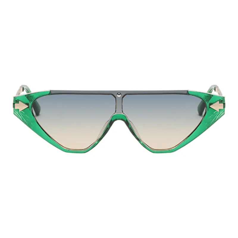 SOMAN Metal Irregular Shape Sunglasses Unisex-13