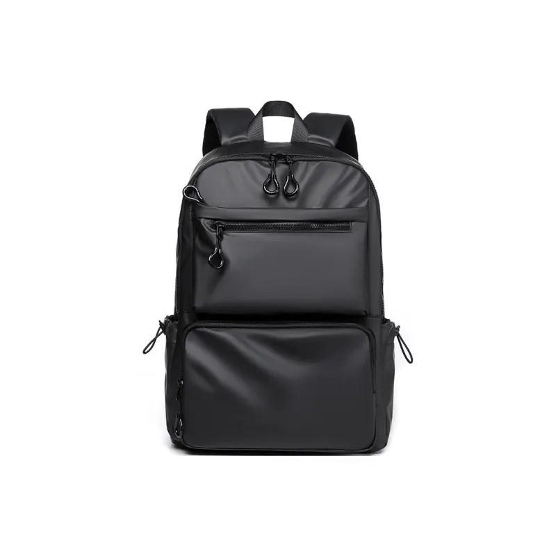 H YXIANG Oxford Fabric Backpack Men's Black/Gray/Blue-2