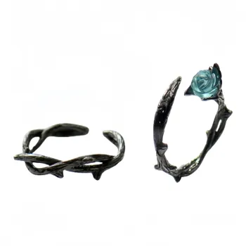Barbie Copper Rings Unisex Silver, Gift Box Set