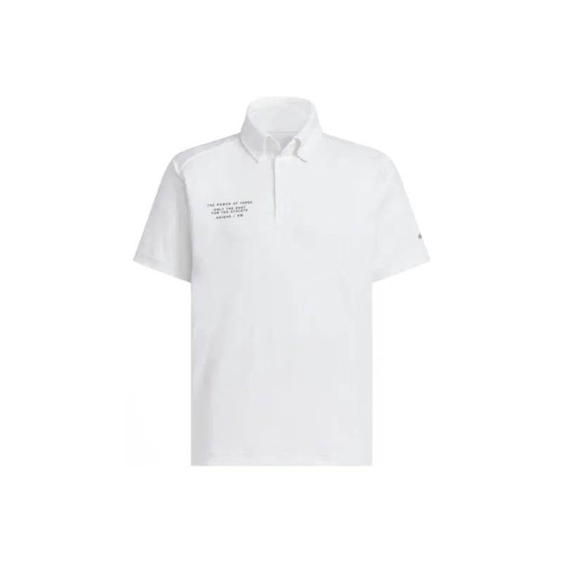 Adidas Clothing Polo Shirts Men White-0