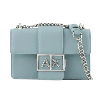 ARMANI EXCHANGEAE Polyester Shoulder Bag Women's Light Blue