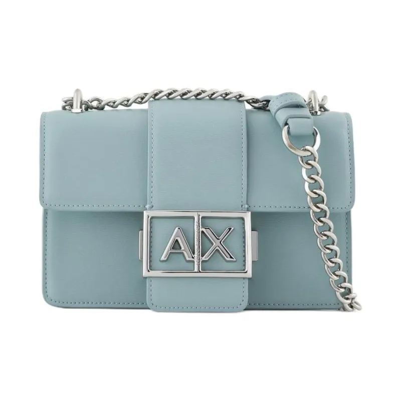 ARMANI EXCHANGEAE Polyester Shoulder Bag Women's Light Blue-0