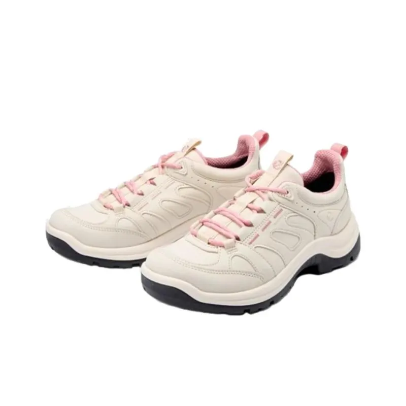 Ecco Off road Series Low Top Mountaineering & Hiking Shoes Women's Beige Pink-2