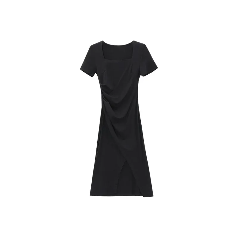 Mu Xiao Xin Short Sleeved Dress Women's-0