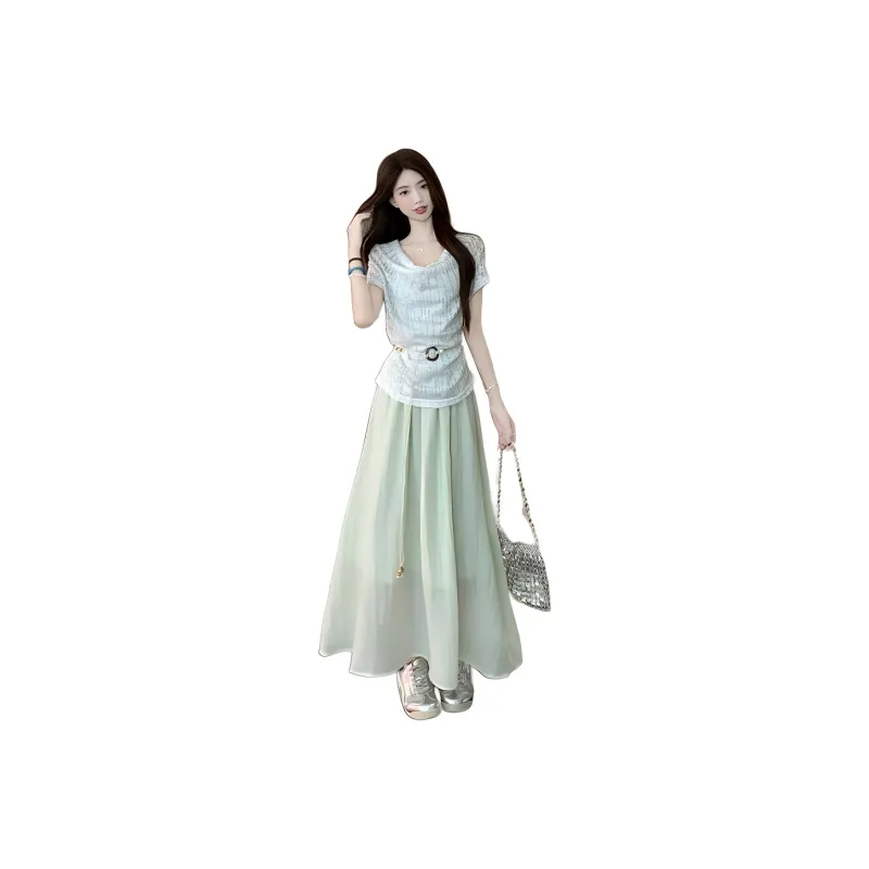 Aghr Two Piece Skirt Sets Women's-0