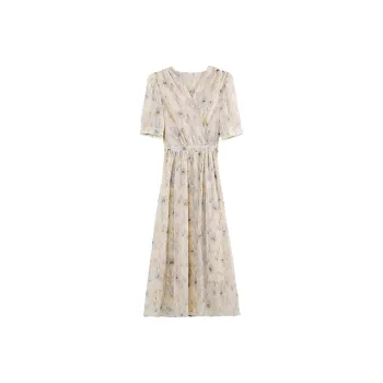 Mu Xiao Xin Short Sleeved Dress Women's