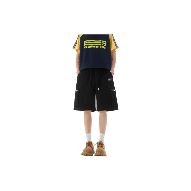 Qnxeey Cargo Shorts Unisex-0