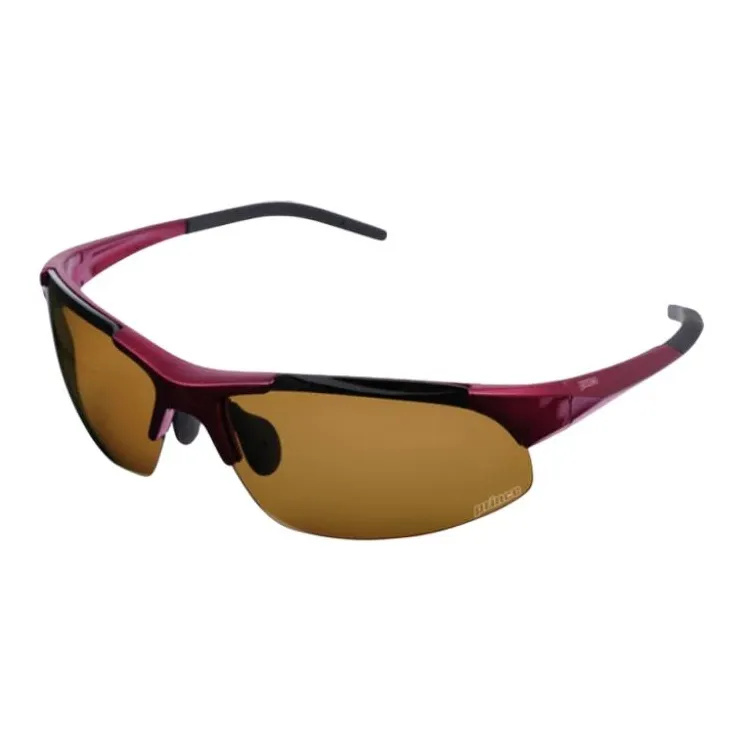 PRINCE Nylon Resin Irregular Shape Sunglasses Unisex Red-0