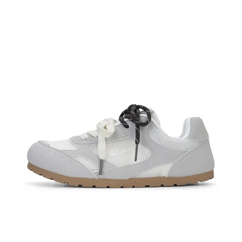 Warrior Anti Slip Wear Resistant Low Top Casual Shoes Women's Gray-0