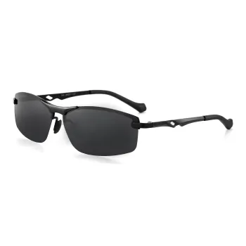 COLORE.IN Alloy Rectangular Sunglasses Unisex
