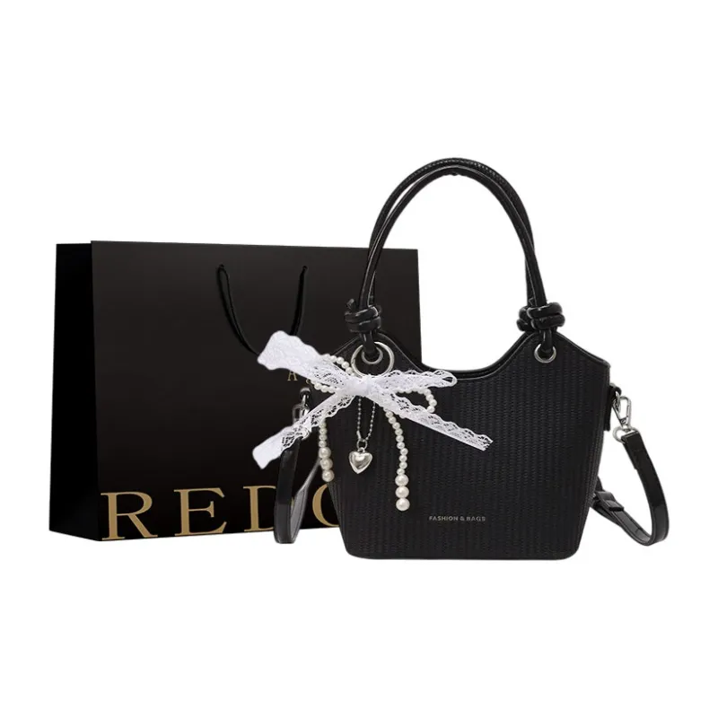 REDOO PU Handbag Women's Ecru/Pink/Green/Blue/Black-8