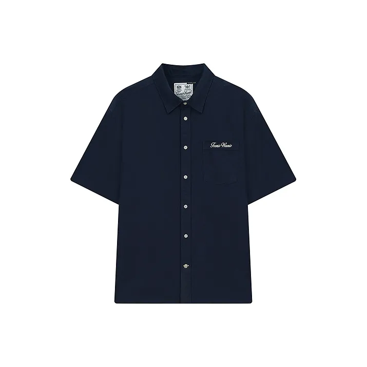 Teenie Weenie Men Shirts Unisex Navy Blue-0