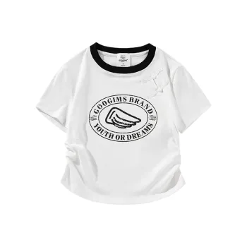 GOOGIMS Set in Sleeve T Shirt Women's