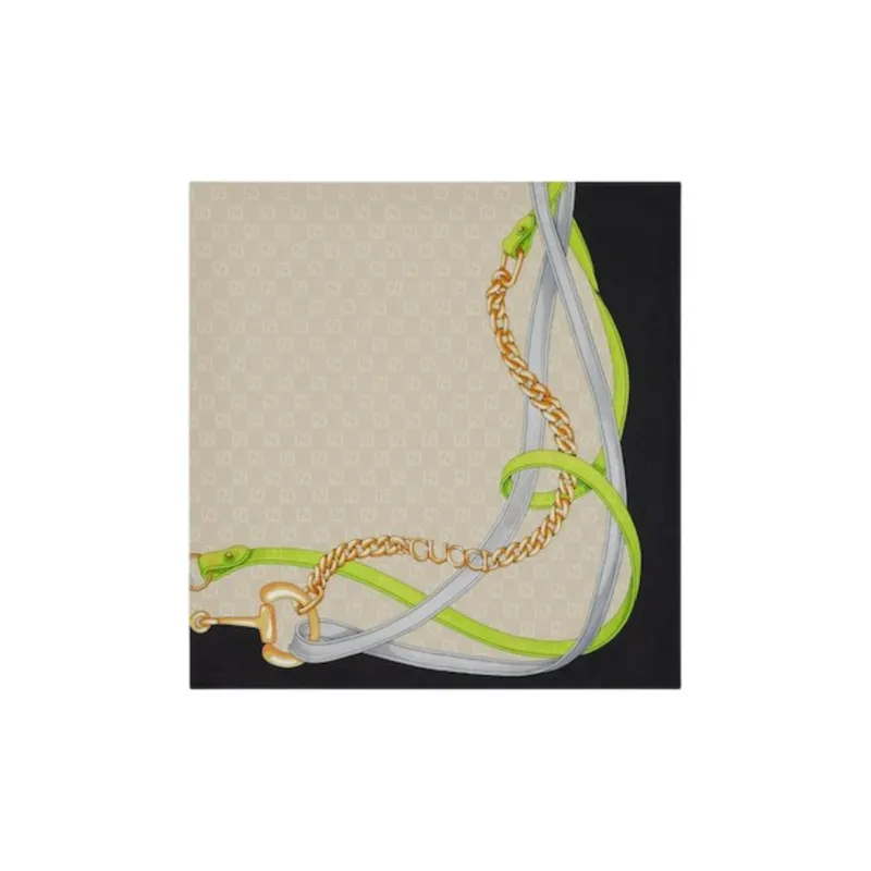 GUCCI Silk Scarves Women's Multicolor-1