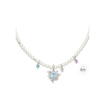 Barbie S925 Silver Necklaces Women's Elegance Soft Date Everyday Commute